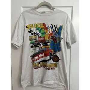 Vintage 1994 NASCAR New Hampshire Intern Speedway‎ Graphic T-Shirt Size Large